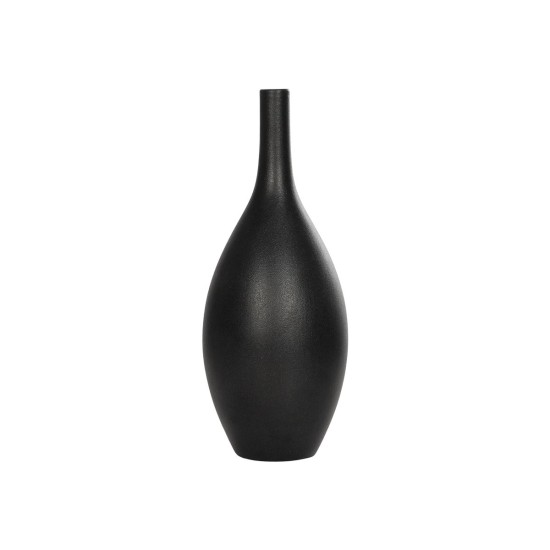 GloboStar® Artificial Garden OLRANDO 21273 Διακοσμητικό Κεραμικό Βάζo Μαύρο Π8 x Μ8 x Υ20cm GloboStar® Artificial Garden OLRANDO 21273 Διακοσμητικό Κεραμικό Βάζo Μαύρο Π8 x Μ8 x Υ20cm