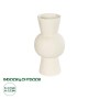 GloboStar® Artificial Garden BANGKOK 21274 Διακοσμητικό Κεραμικό Βάζο Μπεζ Μ12.5 x Π12.5 x Υ23cm