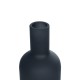 GloboStar® Artificial Garden MYSTIQUE 21275 Διακοσμητικό Κεραμικό Βάζo Γκρι Π7 x Μ7 x Υ20cm
