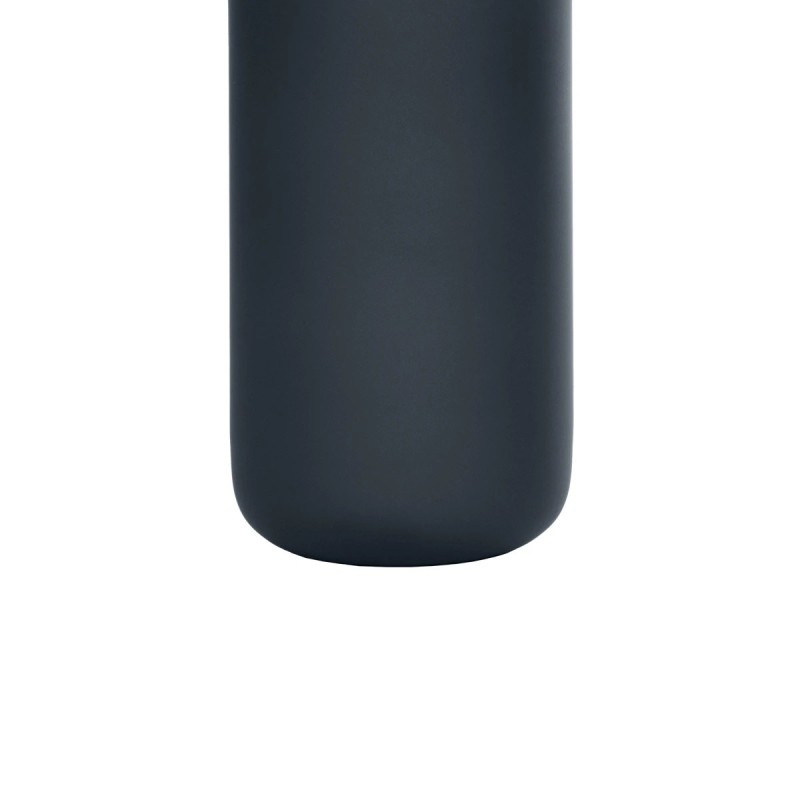 GloboStar® Artificial Garden MYSTIQUE 21275 Διακοσμητικό Κεραμικό Βάζo Γκρι Π7 x Μ7 x Υ20cm