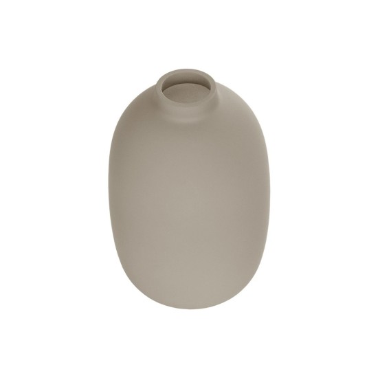 GloboStar® Artificial Garden PHUKET 21276 Διακοσμητικό Κεραμικό Βάζo Καφέ Π10 x Μ10 x Υ15cm