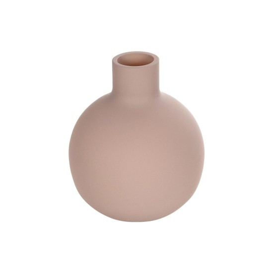 GloboStar® Artificial Garden OAHU 21277 Διακοσμητικό Κεραμικό Βάζo Ροζ Π10 x Μ10 x Υ12cm GloboStar® Artificial Garden OAHU 21277 Διακοσμητικό Κεραμικό Βάζo Ροζ Π10 x Μ10 x Υ12cm