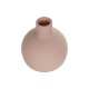 GloboStar® Artificial Garden OAHU 21277 Διακοσμητικό Κεραμικό Βάζo Ροζ Π10 x Μ10 x Υ12cm GloboStar® Artificial Garden OAHU 21277 Διακοσμητικό Κεραμικό Βάζo Ροζ Π10 x Μ10 x Υ12cm