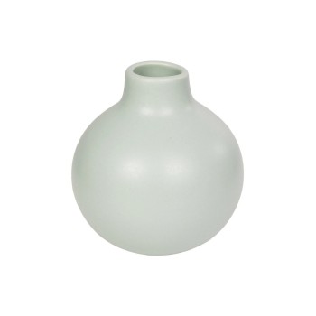 GloboStar® Artificial Garden EMERALD 21279 Διακοσμητικό Κεραμικό Βάζo Τιρκουάζ Π12 x Μ12 x Υ14cm