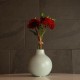 GloboStar® Artificial Garden EMERALD 21279 Διακοσμητικό Κεραμικό Βάζo Τιρκουάζ Π12 x Μ12 x Υ14cm