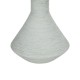 GloboStar® Artificial Garden TANAH 21282 Διακοσμητικό Κεραμικό Βάζo Γκρι Π13 x Μ13 x Υ20cm GloboStar® Artificial Garden TANAH 21282 Διακοσμητικό Κεραμικό Βάζo Γκρι Π13 x Μ13 x Υ20cm