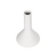 GloboStar® Artificial Garden ARMENINVILLE 21283 Διακοσμητικό Κεραμικό Βάζo Λευκό Π16 x Μ16 x Υ25cm