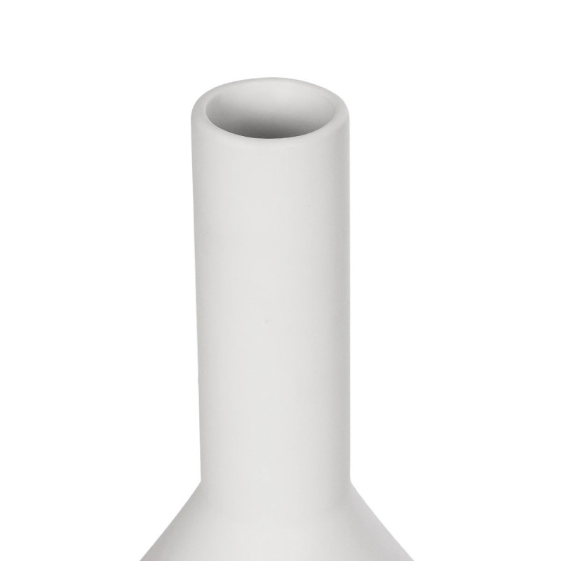 GloboStar® Artificial Garden ARMENINVILLE 21283 Διακοσμητικό Κεραμικό Βάζo Λευκό Π16 x Μ16 x Υ25cm