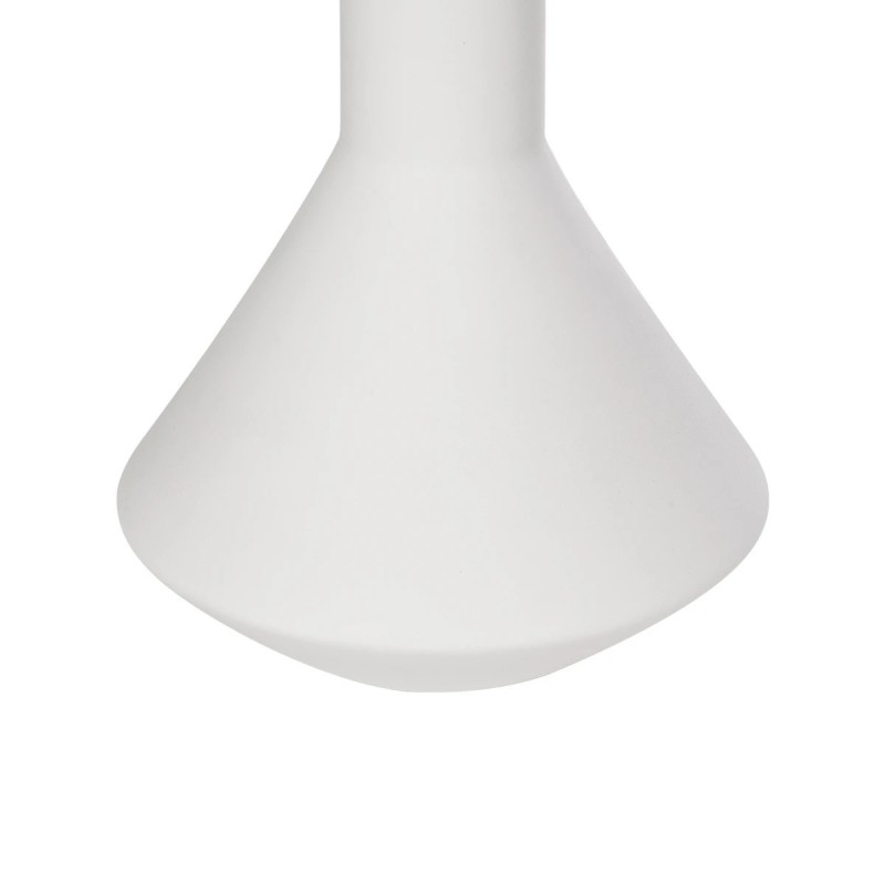 GloboStar® Artificial Garden ARMENINVILLE 21283 Διακοσμητικό Κεραμικό Βάζo Λευκό Π16 x Μ16 x Υ25cm