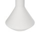GloboStar® Artificial Garden ARMENINVILLE 21283 Διακοσμητικό Κεραμικό Βάζo Λευκό Π16 x Μ16 x Υ25cm