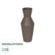 GloboStar® Artificial Garden UNIQUE 21286 Διακοσμητικό Κεραμικό Βάζo Καφέ Π10 x Μ10 x Υ24cm GloboStar® Artificial Garden UNIQUE 21286 Διακοσμητικό Κεραμικό Βάζo Καφέ Π10 x Μ10 x Υ24cm