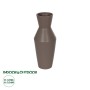 GloboStar® Artificial Garden UNIQUE 21286 Διακοσμητικό Κεραμικό Βάζo Καφέ Π10 x Μ10 x Υ24cm