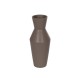 GloboStar® Artificial Garden UNIQUE 21286 Διακοσμητικό Κεραμικό Βάζo Καφέ Π10 x Μ10 x Υ24cm GloboStar® Artificial Garden UNIQUE 21286 Διακοσμητικό Κεραμικό Βάζo Καφέ Π10 x Μ10 x Υ24cm