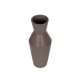 GloboStar® Artificial Garden UNIQUE 21286 Διακοσμητικό Κεραμικό Βάζo Καφέ Π10 x Μ10 x Υ24cm GloboStar® Artificial Garden UNIQUE 21286 Διακοσμητικό Κεραμικό Βάζo Καφέ Π10 x Μ10 x Υ24cm