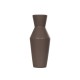 GloboStar® Artificial Garden UNIQUE 21286 Διακοσμητικό Κεραμικό Βάζo Καφέ Π10 x Μ10 x Υ24cm GloboStar® Artificial Garden UNIQUE 21286 Διακοσμητικό Κεραμικό Βάζo Καφέ Π10 x Μ10 x Υ24cm