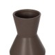 GloboStar® Artificial Garden UNIQUE 21286 Διακοσμητικό Κεραμικό Βάζo Καφέ Π10 x Μ10 x Υ24cm GloboStar® Artificial Garden UNIQUE 21286 Διακοσμητικό Κεραμικό Βάζo Καφέ Π10 x Μ10 x Υ24cm