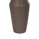 GloboStar® Artificial Garden UNIQUE 21286 Διακοσμητικό Κεραμικό Βάζo Καφέ Π10 x Μ10 x Υ24cm GloboStar® Artificial Garden UNIQUE 21286 Διακοσμητικό Κεραμικό Βάζo Καφέ Π10 x Μ10 x Υ24cm