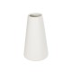 GloboStar® Artificial Garden CONSOLI 21287 Διακοσμητικό Κεραμικό Βάζο Μπεζ Μ14 x Π14 x Υ25cm