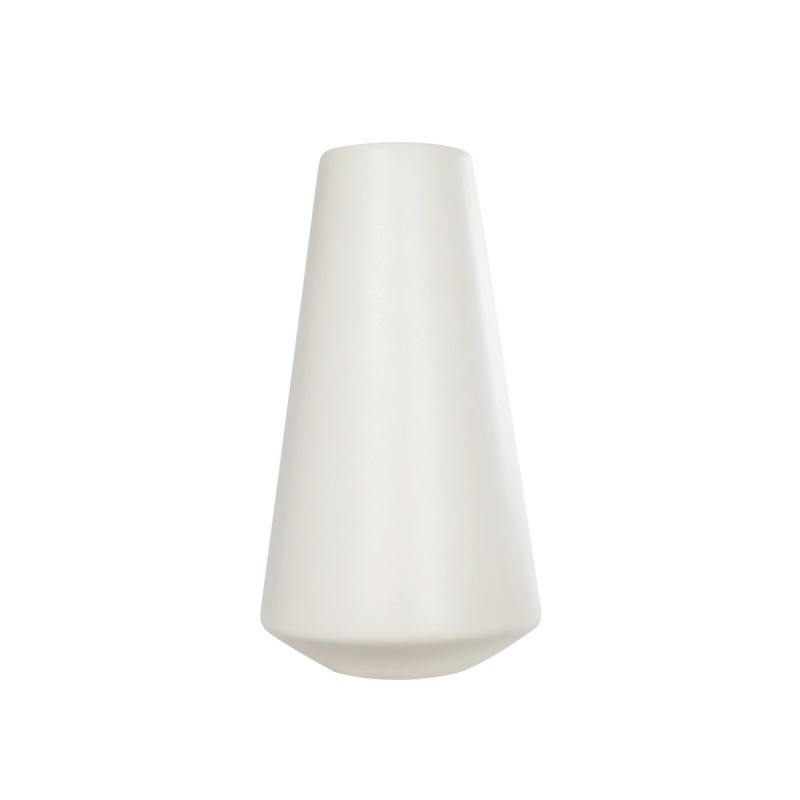 GloboStar® Artificial Garden CONSOLI 21287 Διακοσμητικό Κεραμικό Βάζο Μπεζ Μ14 x Π14 x Υ25cm