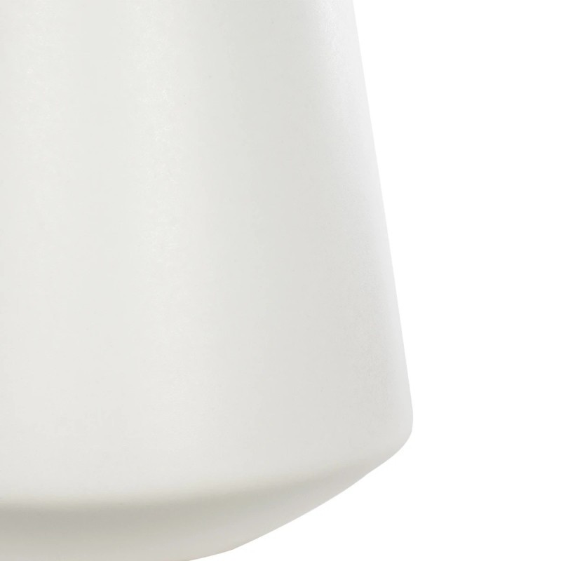 GloboStar® Artificial Garden CONSOLI 21287 Διακοσμητικό Κεραμικό Βάζο Μπεζ Μ14 x Π14 x Υ25cm