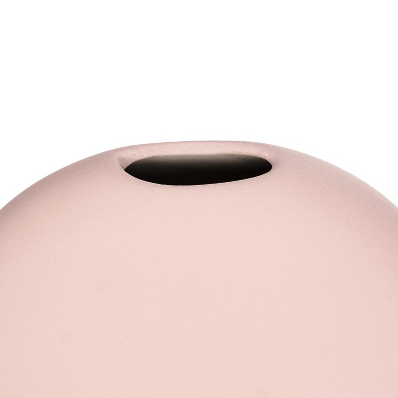 GloboStar® Artificial Garden SICILY 21289 Διακοσμητικό Κεραμικό Βάζo Ροζ Π15 x Μ15 x Υ14cm