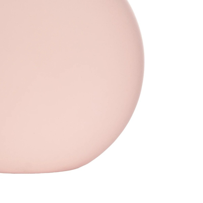 GloboStar® Artificial Garden SICILY 21289 Διακοσμητικό Κεραμικό Βάζo Ροζ Π15 x Μ15 x Υ14cm