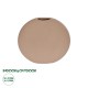 GloboStar® Artificial Garden LANZAROTE 21290 Διακοσμητικό Κεραμικό Βάζo Καφέ Π15 x Μ15 x Υ14cm