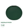 GloboStar® Artificial Garden MENORCA 21292 Διακοσμητικό Κεραμικό Βάζo Πράσινο Π15 x Μ15 x Υ14cm