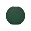 GloboStar® Artificial Garden MENORCA 21292 Διακοσμητικό Κεραμικό Βάζo Πράσινο Π15 x Μ15 x Υ14cm