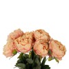 GloboStar® Artificial Garden PEONY FLOWER 21297 Τεχνητό Διακοσμητικό Μπουκέτο Κλαδιά Παιώνιας Μ35 x Π23 x Υ46cm