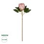 GloboStar® Artificial Garden PINK KING FLOWER BRANCH 21300 Τεχνητό Διακοσμητικό Κλαδί KING FLOWER Ρόζ Y70cm