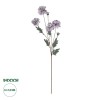 GloboStar® Artificial Garden PURPLE CHRYSANTHEMUM BRANCH 21303 Τεχνητό Διακοσμητικό Μωβ Κλαδί Χρυσάνθεμο Y83cm