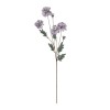 GloboStar® Artificial Garden PURPLE CHRYSANTHEMUM BRANCH 21303 Τεχνητό Διακοσμητικό Μωβ Κλαδί Χρυσάνθεμο Y83cm