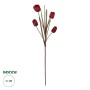 GloboStar® Artificial Garden RED TULIP BRANCH 21309 Τεχνητό Διακοσμητικό Κλαδί Κόκκινη Τουλίπα Y100cm