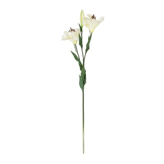 GloboStar® Artificial Garden WHITE LILY BRANCH 21310 Τεχνητό Διακοσμητικό Κλαδί Λευκό Κρίνο Y90cm GloboStar® Artificial Garden WHITE LILY BRANCH 21310 Τεχνητό Διακοσμητικό Κλαδί Λευκό Κρίνο Y90cm