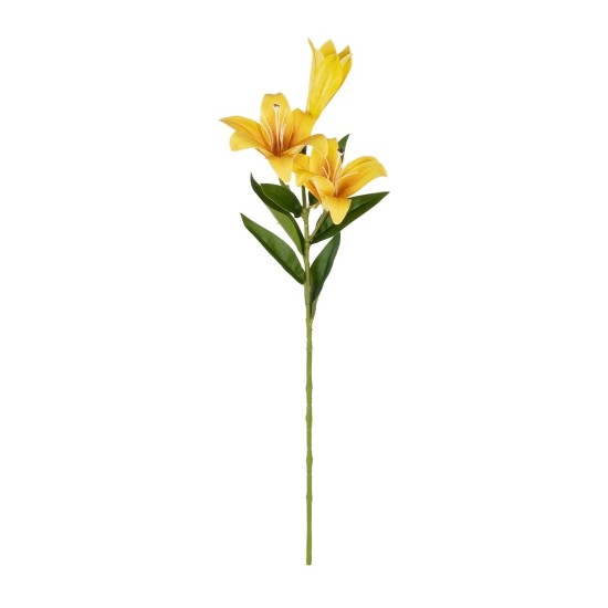 GloboStar® Artificial Garden YELLOW LILY BRANCH 21311 Τεχνητό Διακοσμητικό Κλαδί Κίτρινο Κρίνο Y72cm GloboStar® Artificial Garden YELLOW LILY BRANCH 21311 Τεχνητό Διακοσμητικό Κλαδί Κίτρινο Κρίνο Y72cm