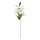 GloboStar® Artificial Garden WHITE LILY BRANCH 21312 Τεχνητό Διακοσμητικό Κλαδί Λευκό Κρίνο Y95cm GloboStar® Artificial Garden WHITE LILY BRANCH 21312 Τεχνητό Διακοσμητικό Κλαδί Λευκό Κρίνο Y95cm