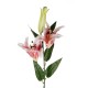 GloboStar® Artificial Garden PINK LILY BRANCH 21313 Τεχνητό Διακοσμητικό Κλαδί Ροζ Κρίνο Y106cm GloboStar® Artificial Garden PINK LILY BRANCH 21313 Τεχνητό Διακοσμητικό Κλαδί Ροζ Κρίνο Y106cm