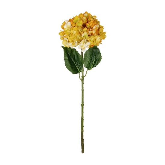 GloboStar® Artificial Garden YELLOW HYDRANGEA BRANCH 21317 Τεχνητό Διακοσμητικό Κλαδί Κίτρινη Ορτανσία Y65cm GloboStar® Artificial Garden YELLOW HYDRANGEA BRANCH 21317 Τεχνητό Διακοσμητικό Κλαδί Κίτρινη Ορτανσία Y65cm