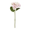 GloboStar® Artificial Garden PINK HYDRANGEA BRANCH 21318 Τεχνητό Διακοσμητικό Κλαδί Ροζ Ορτανσία Y48cm
