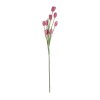 GloboStar® Artificial Garden PINK TULIP BRANCH 21319 Τεχνητό Διακοσμητικό Κλαδί Ροζ Τουλίπα Y92cm