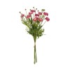 GloboStar® Artificial Garden PINK CHRYSANTHEMUM BOUQUET 21328 Τεχνητό Διακοσμητικό Μπουκέτο Ροζ Χρυσάνθεμο Y50cm