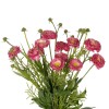 GloboStar® Artificial Garden PINK CHRYSANTHEMUM BOUQUET 21328 Τεχνητό Διακοσμητικό Μπουκέτο Ροζ Χρυσάνθεμο Y50cm