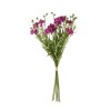 GloboStar® Artificial Garden PURPLE CHRYSANTHEMUM BOUQUET 21329 Τεχνητό Διακοσμητικό Μπουκέτο Μωβ Χρυσάνθεμο Y50cm
