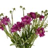 GloboStar® Artificial Garden PURPLE CHRYSANTHEMUM BOUQUET 21329 Τεχνητό Διακοσμητικό Μπουκέτο Μωβ Χρυσάνθεμο Y50cm