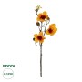 GloboStar® Artificial Garden ORANGE KAPOK BRANCH 21331 Τεχνητό Διακοσμητικό Κλαδί Πορτοκαλί Καποκ Y92cm