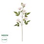 GloboStar® Artificial Garden PALE PINK CLEMANTIS BRANCH 21332 Τεχνητό Διακοσμητικό Κλαδί Ροζ Κλημεντίνα Y80cm