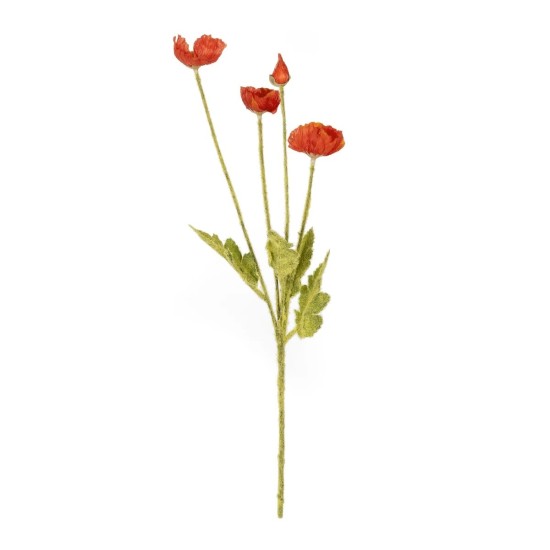 GloboStar® Artificial Garden RED POPPY BRANCH 21333 Τεχνητό Διακοσμητικό Κλαδί Παπαρούνα Κόκκινη Y50cm GloboStar® Artificial Garden RED POPPY BRANCH 21333 Τεχνητό Διακοσμητικό Κλαδί Παπαρούνα Κόκκινη Y50cm