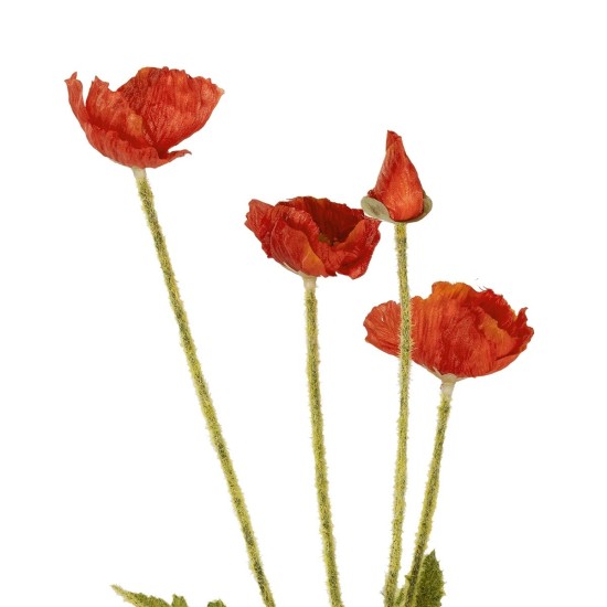 GloboStar® Artificial Garden RED POPPY BRANCH 21333 Τεχνητό Διακοσμητικό Κλαδί Παπαρούνα Κόκκινη Y50cm GloboStar® Artificial Garden RED POPPY BRANCH 21333 Τεχνητό Διακοσμητικό Κλαδί Παπαρούνα Κόκκινη Y50cm