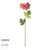 GloboStar® Artificial Garden PINK DHALIA BRANCH 21334 Τεχνητό Διακοσμητικό Ροζ Κλαδί Ντάλια Y60cm